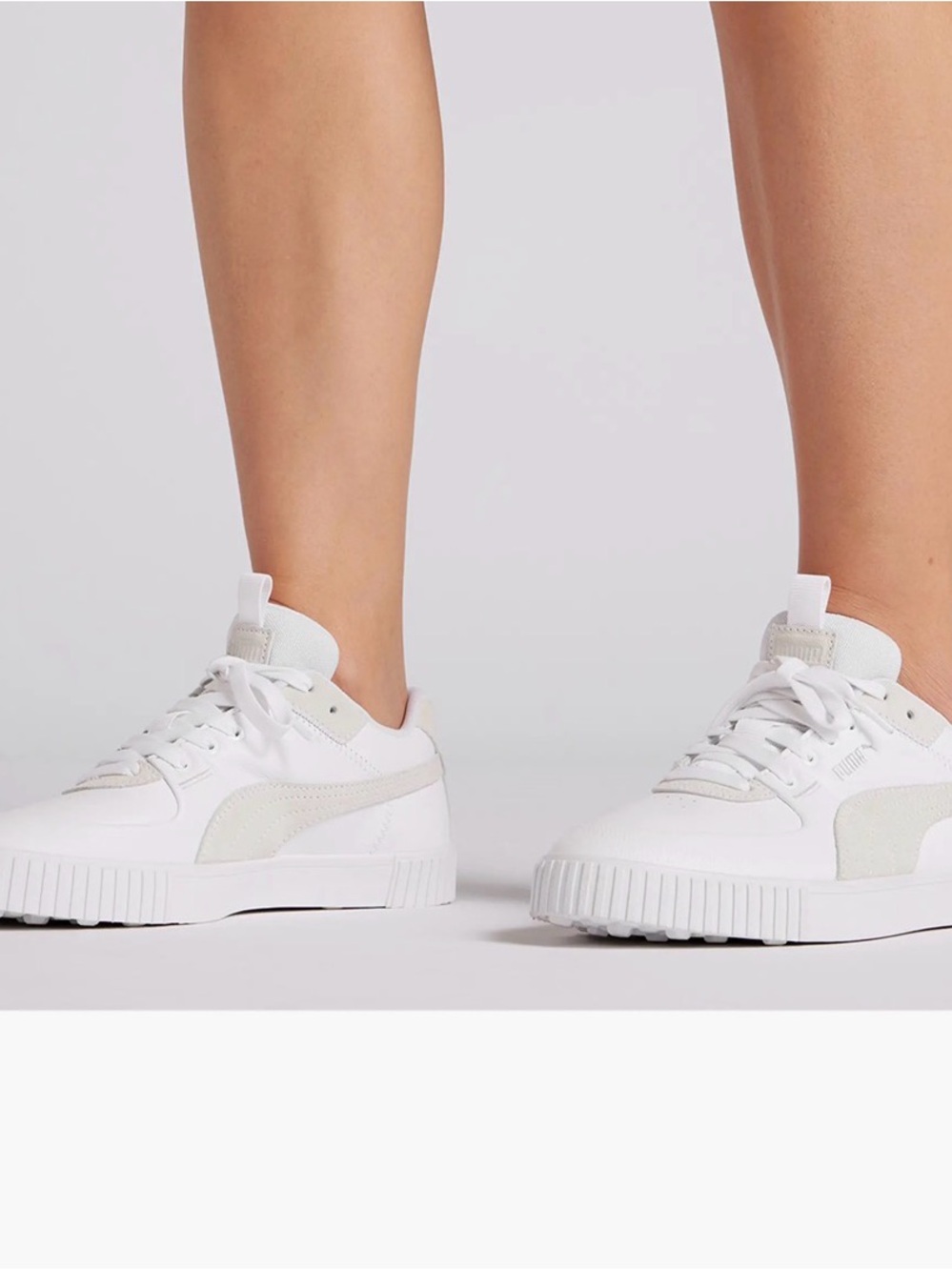 Puma Women's White Low-Top Platform Sneakers